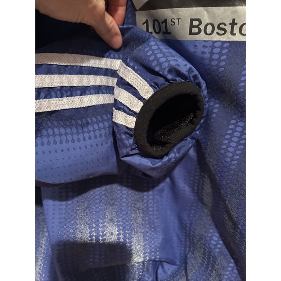 Adidas Boston Marathon 1997 BAA 1997 101st Marathon Size Large Blue - Picture 12 of 15